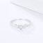 s925 silver ring female simple love wings ring ins popular diamond ring