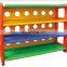 Children Furniture book shelf kids plastic furniture toy and book storage shelf type C for kindergarten for Living Room Storage