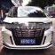 Runde FRP Material Передний бампер, задний бампер, дверной планка, спойлер для Toyota Alphard 2015 - 2018 годов в стиле Silkblaze Комплект кузова