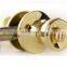 US Traditional tubular knob door lockset polished brass hotel/inn/motel passage way aisle dummy door knob locks
