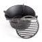 Outdoor camping charcoal iron bbq stove grill