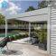2022 Hot Sale Garden Gazebo Pavilion 3x4 Sun Shading Bioclimatic Pergola electric aluminum pergola