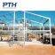 Low Cost Prefabricated Double-C Steel Structure Temporary Camp Light Weight Construction