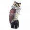Chinese Manufacturer Owl Decoy to Scare Birds Away Scarecrow  with Rotating Head