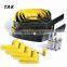 Portable collapsible temporary spill protection pool oil containment berm barrier