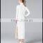Long pullover split package hipknit sweater skirts for girls