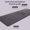 Professional Eco-friendly Customized Natural Rubber PU Leather Black Yoga Mat