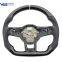 White/Red/Blue/Gray Stitching Carbon Fiber Steering Wheel Alcantara leather For VW Golf MK7 7.5 GTI GTD GTE R 2013-2020 Polo GTI For Tiguan for Passat DSG