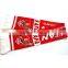 knitted jacquard promotional football fans scarf sport scarf