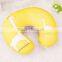 2016 Hot sale lovely U-shape memory foam neck pillow for car