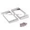 Curved Humbucker Pickups Frames Mounting Rings for LP Electric Guitar,white/bronze/cream