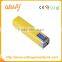 Wholesale custom aluminum alloy digital display lipstick 2600mAh power bank
