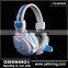 2016 new product headphone with light wholesale 