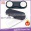 Plastic reusable magnetic badge holding clip with badge holder