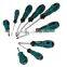 9pcs Cr-V steel screwdriver set crossed and slotted screwdriver