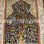 Manufacturer Persian Silk Carpet In Stock Hand Knotted 4'x6' Persian Silk Rug For Prayer