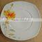 wholesale high grade ceramic dinnerware personalized porcelain flat plate