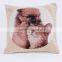 PLUS Hot sale custom printing dog decorative pillow cover for home decoration