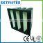 ABS plastic frame air hepa V bank filter