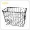 Industrial Style black Wire Metal Storage Crate Vintage Basket Shop Display