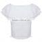 OEM any size available white bodycon new fashion latest design ladies sexy tops for women