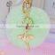 Cell Phone Car Handbag Charm Lady Fur Ball Keychain/