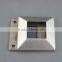stainless steel handrail railing stair 2" Handrail round cover plate