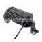 Hot sale 7.5" 12v amber & white color 36w led light bar with flashing