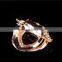 Fancy jewelry wholesale gold plated zinc alloy rhinestone wedding scarf clip brooch
