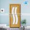 Modern New designs Bathroom hollow core mdf frosted glass interior door