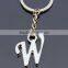 High quality promotional metal alphabet keychain
