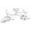 Overall Reflection Operating Shadowless Lamp/disaster Emergency Kit Halogen Operating Shadowless Lamp MSLSL02-4