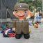 inflatable action cartoon soldier, toy moving soldier