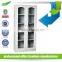 Stainless steel swing door display cabinet, metal file storage cupboard