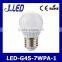 7w led e27 g45 bulb hot CE ROHS