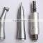 Dental slow handpiece push button contra angle inner channel handpiece
