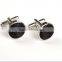White and black alloy cufflinks ,Swank red fiber cufflinks, Fiber cufflinks
