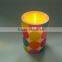 3" x 4" Indoor Flameless Ivory thin Pillar LED Candle