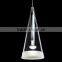 Single Glass Solar Hanging Light in White Color