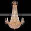 European Vintage Church Lamps K9 Brass Crystal Chandelier