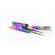 Lady Angular Tweezer with 45 Degree Angle Curved Tip Tweezer Set In Rainbow Plasma Coating Color.