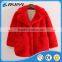 lamb fur lining faux fur winter girl clothing.man-made fur coat