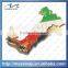 zinc alloy personalized enamel custom 3D tree shape fridge magnet