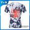 Latest design dry wick running elastane shirt 100% polyester running shirt