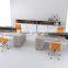 Height quality plank director table design office dongguan melamine workstation cluster