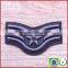 Custom hand embroidery banner family crest blaze textile shield badges