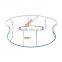 20ft Ceiling Banner Display Trade Show Circle Hanging Sign (Single Sided Graphic)