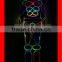 Wireless DMX 512 Full color Fiber optic tron dance costume