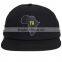 2016 popular style custom flat short brim 5 panel cap wholesale with your logo