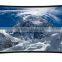 Dedicated home cinema curved frame projection screen manufacturer factory